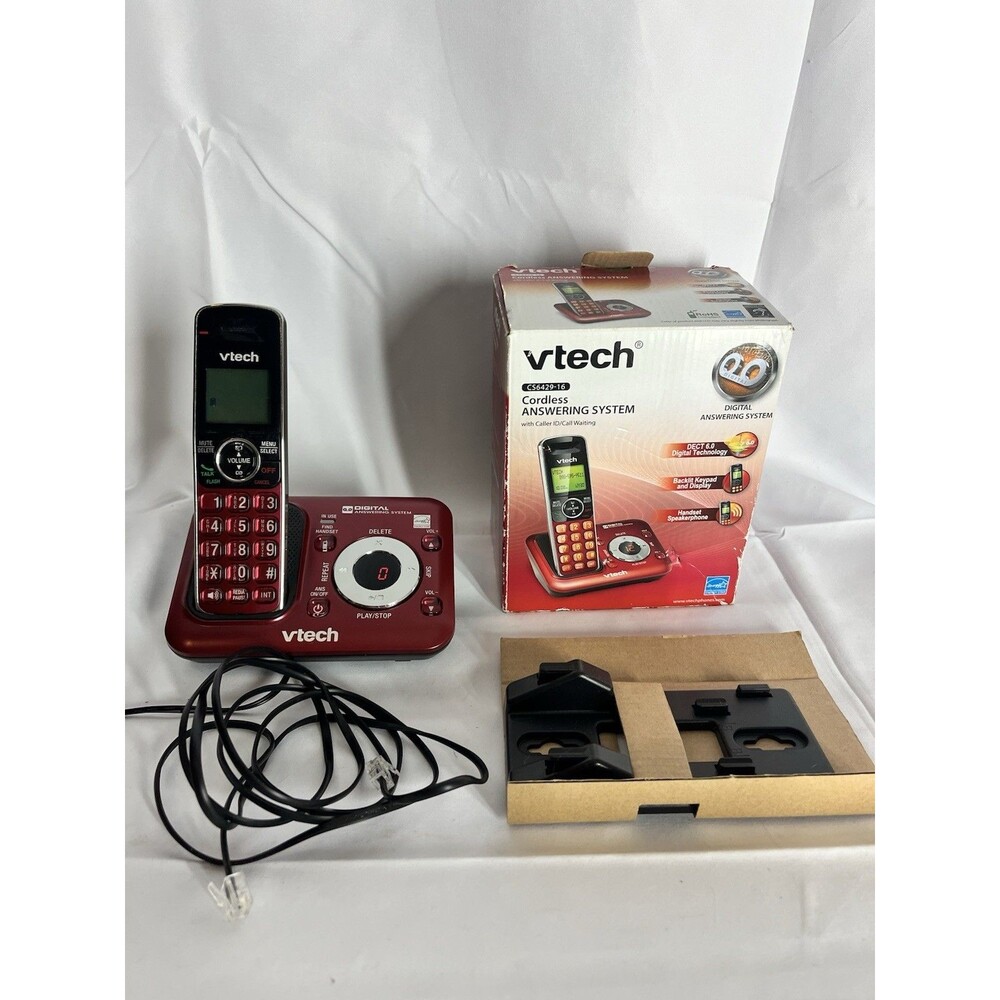 VTech CS6529-26 DECT 6.0 Phone Answering System with Caller ID/Call Red